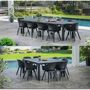 Voir la diapositive 5 : Keter Table de jardin - Rectangulaire - Coloris : gris graphite - En résine - Modulable 3 en 1 - JULIE DOUBLE - Allibert by KETER