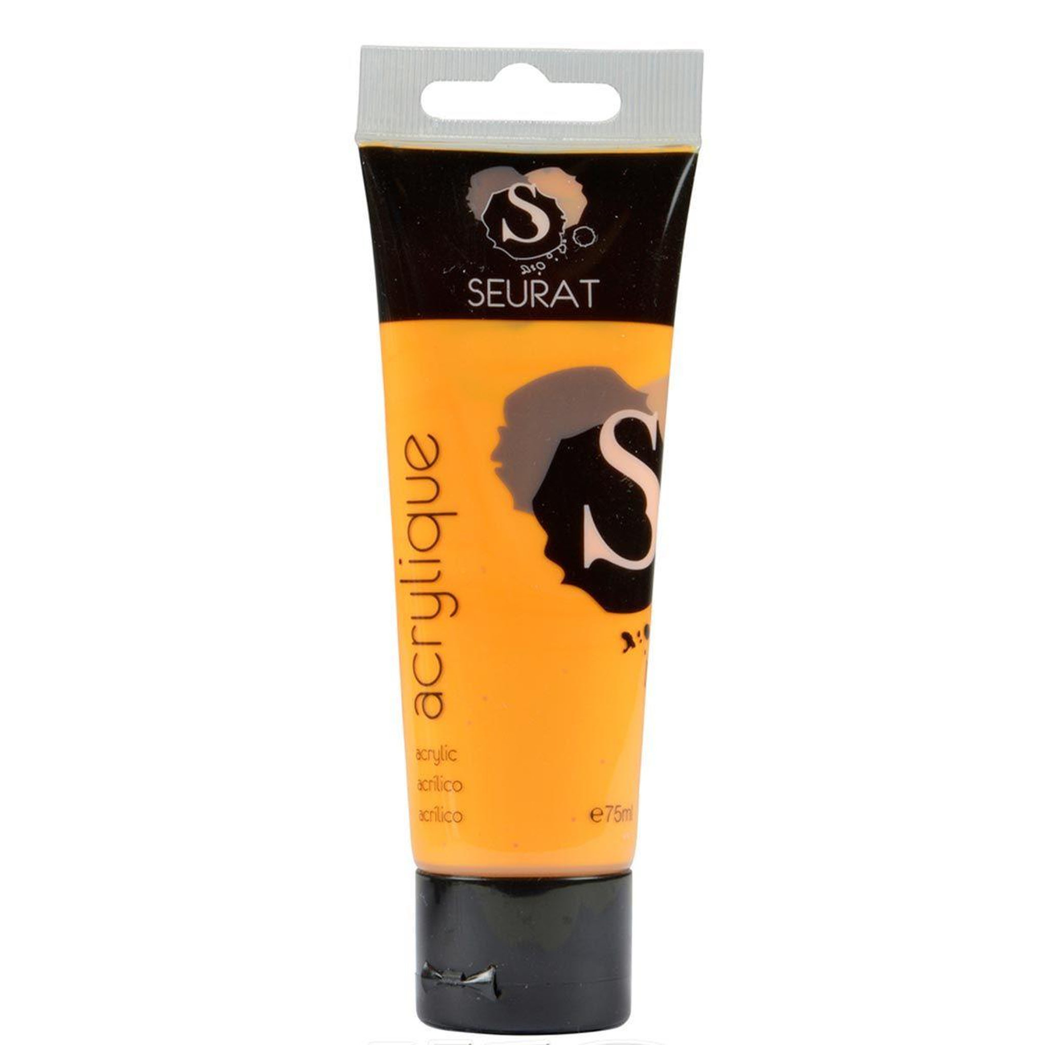 Voir la diapositive 2 : HOMEA Tube de Peinture Acrylique  Matisse  75ml Jaune Orange