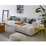 Voir la diapositive 2 : LISA DESIGN Ray - canapé d'angle droit - 4 places - en tissu texturé
