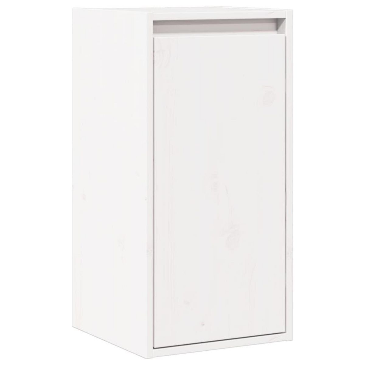 VIDAXL Armoire murale Blanc 30x30x60 cm Bois de pin massif
