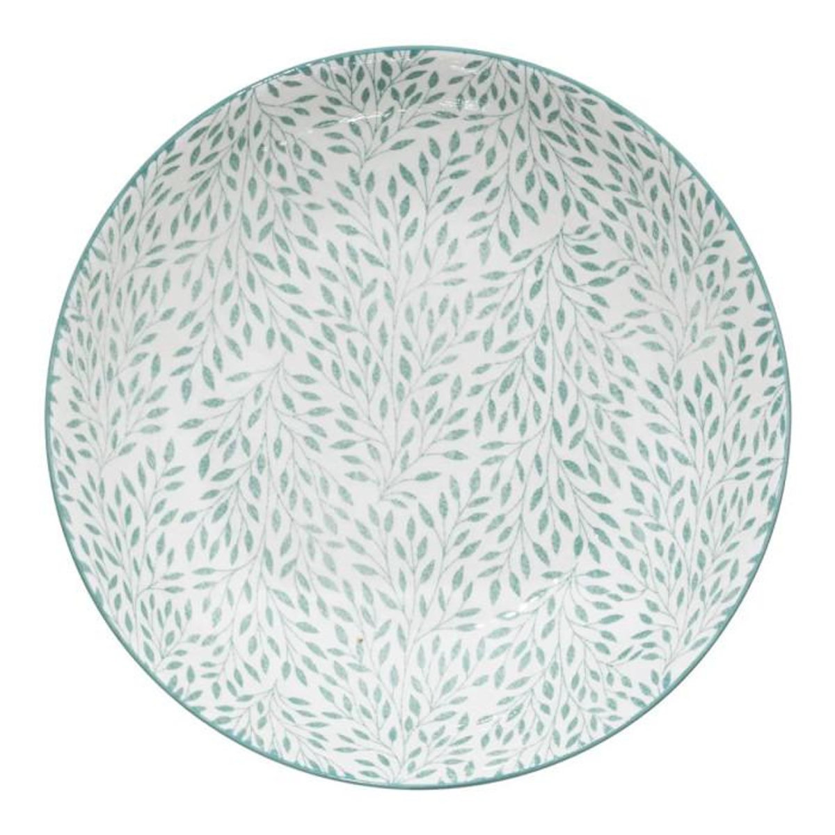 SECRET DE GOURMET Lot de 6 Assiettes Creuses  Jasmin  20cm Bleu