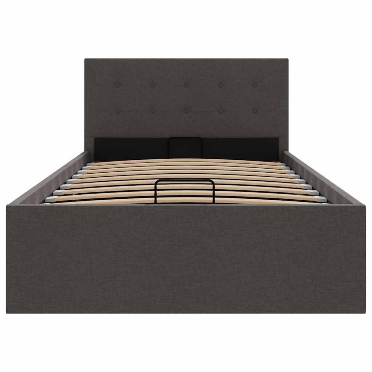 VIDAXL Cadre de lit a rangement hydraulique sans matelas 100x200 cm