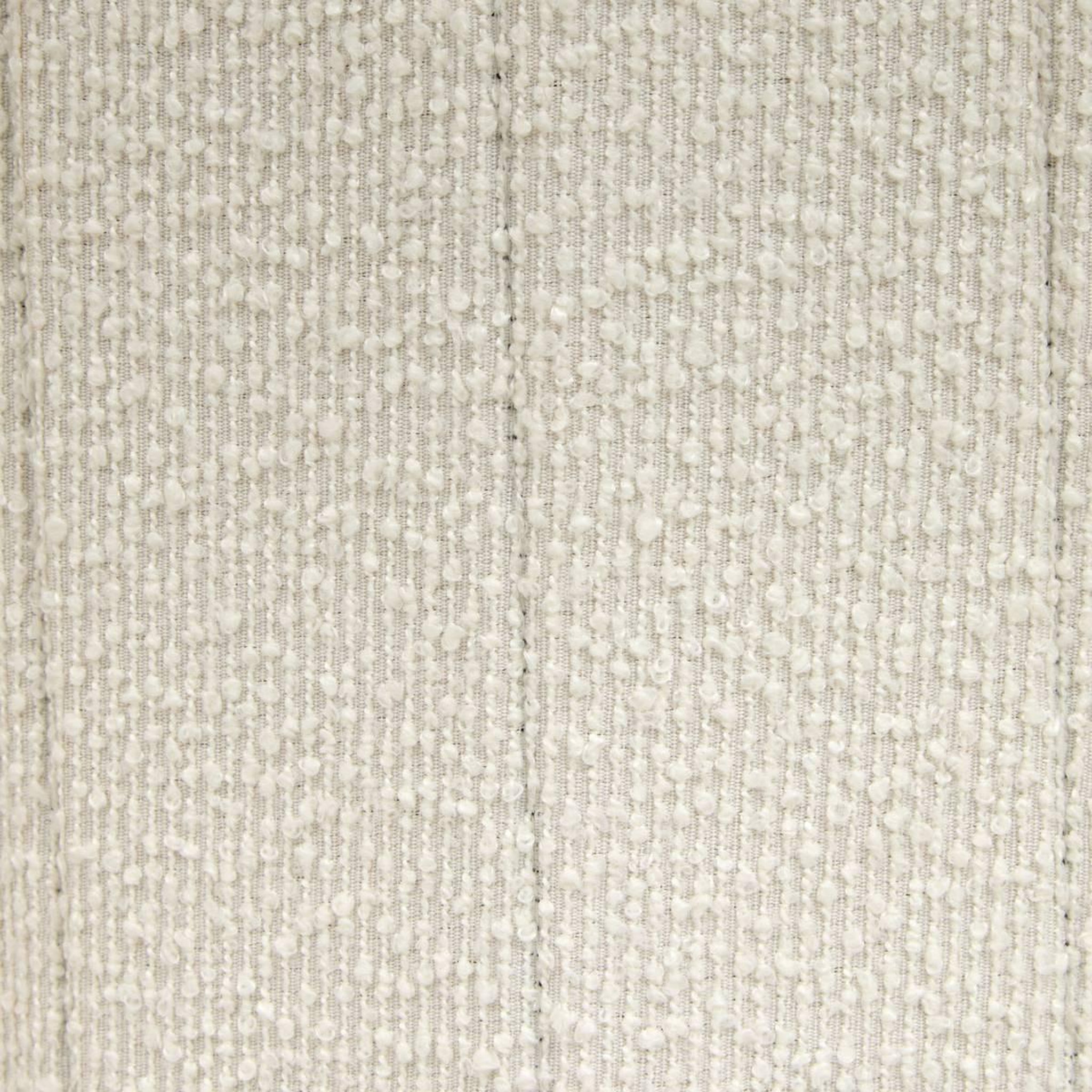 Voir la diapositive 4 : ATMOSPHERA Pouf Coffre Pliant Bouclette  Fink  38cm Blanc