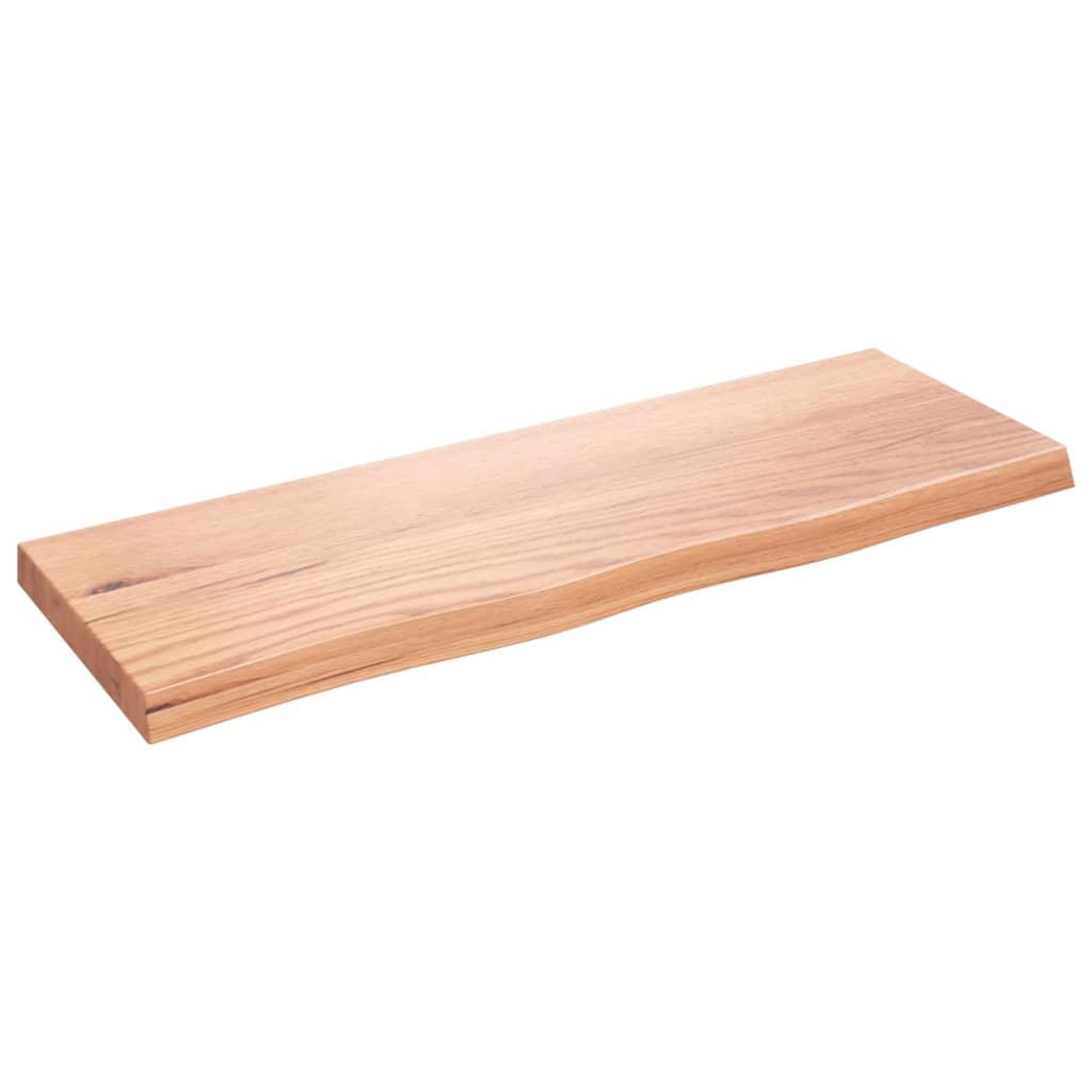 Voir la diapositive 2 : VIDAXL Etagere murale marron clair bois chene massif traite