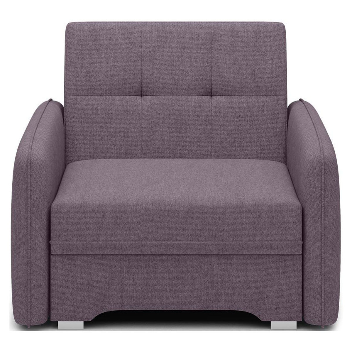 BEST MOBILIER Michelle - fauteuil convertible avec coffre en velours