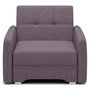 Voir la diapositive 1 : BEST MOBILIER Michelle - fauteuil convertible avec coffre en velours