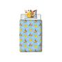 Voir la diapositive 2 : Pokemon Parure de lit réversible - POKEMON - Pikachu et Evoli - Microfibre - 1 housse de couette 140 x 200 cm + 1 taie 63 x 63 cm