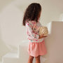 Voir la diapositive 4 : Petit Béguin Jupe enfant rose en gaze de coton Caraïbes