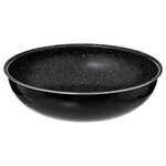 FIVE Wok en Aluminium  Amovible  28cm Noir