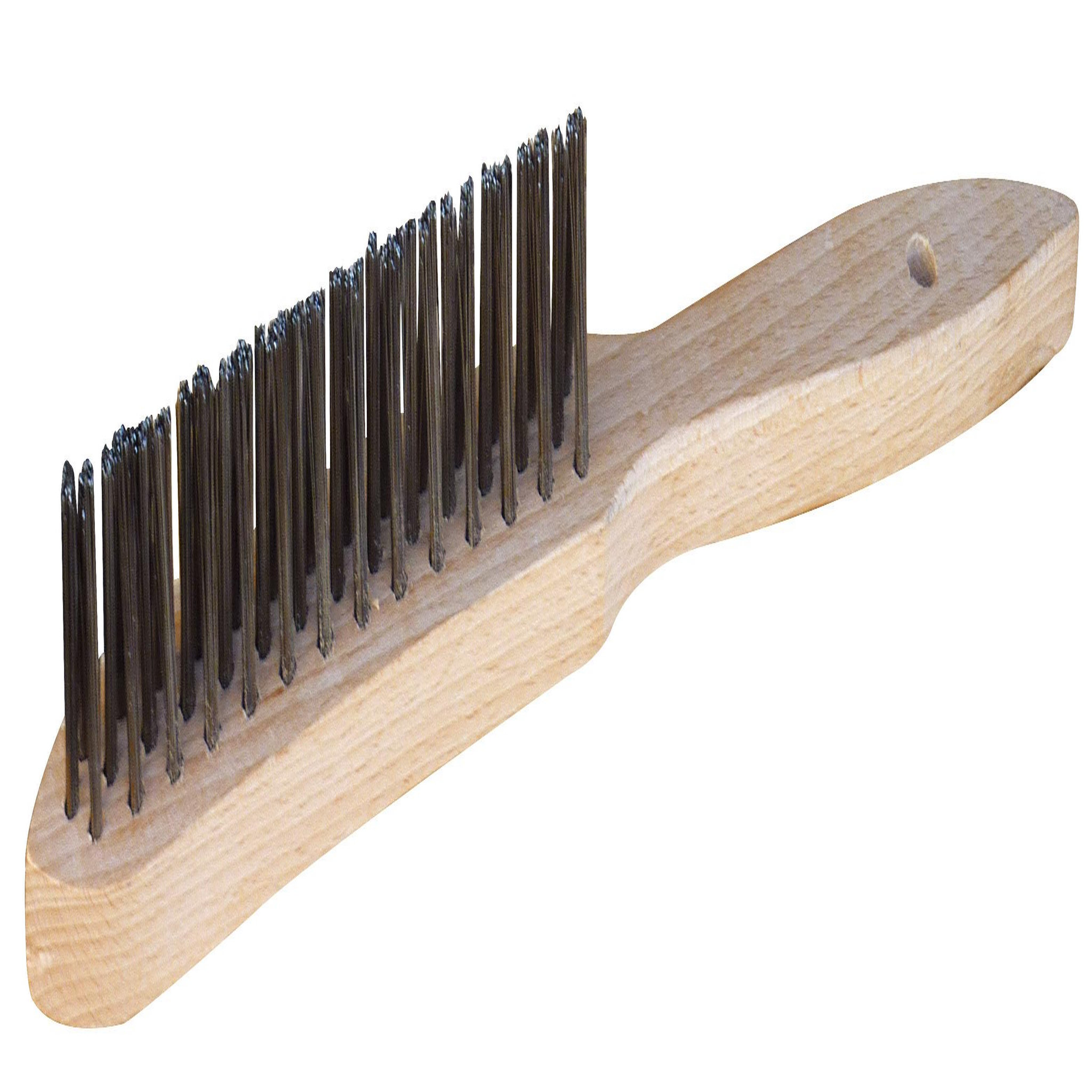 OUTIFRANCE Brosse à fils en  V  acier 295 x 145 x 35 mm