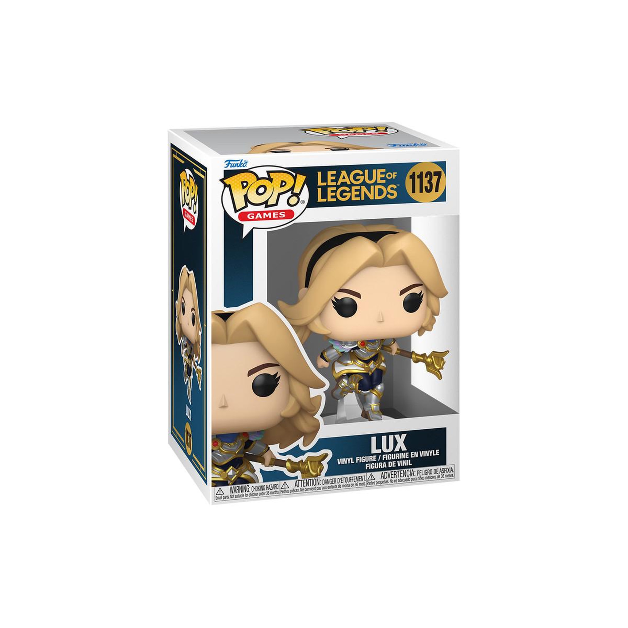 Voir la diapositive 3 : Funko Figurine Funko Pop Games League of Legends Lux