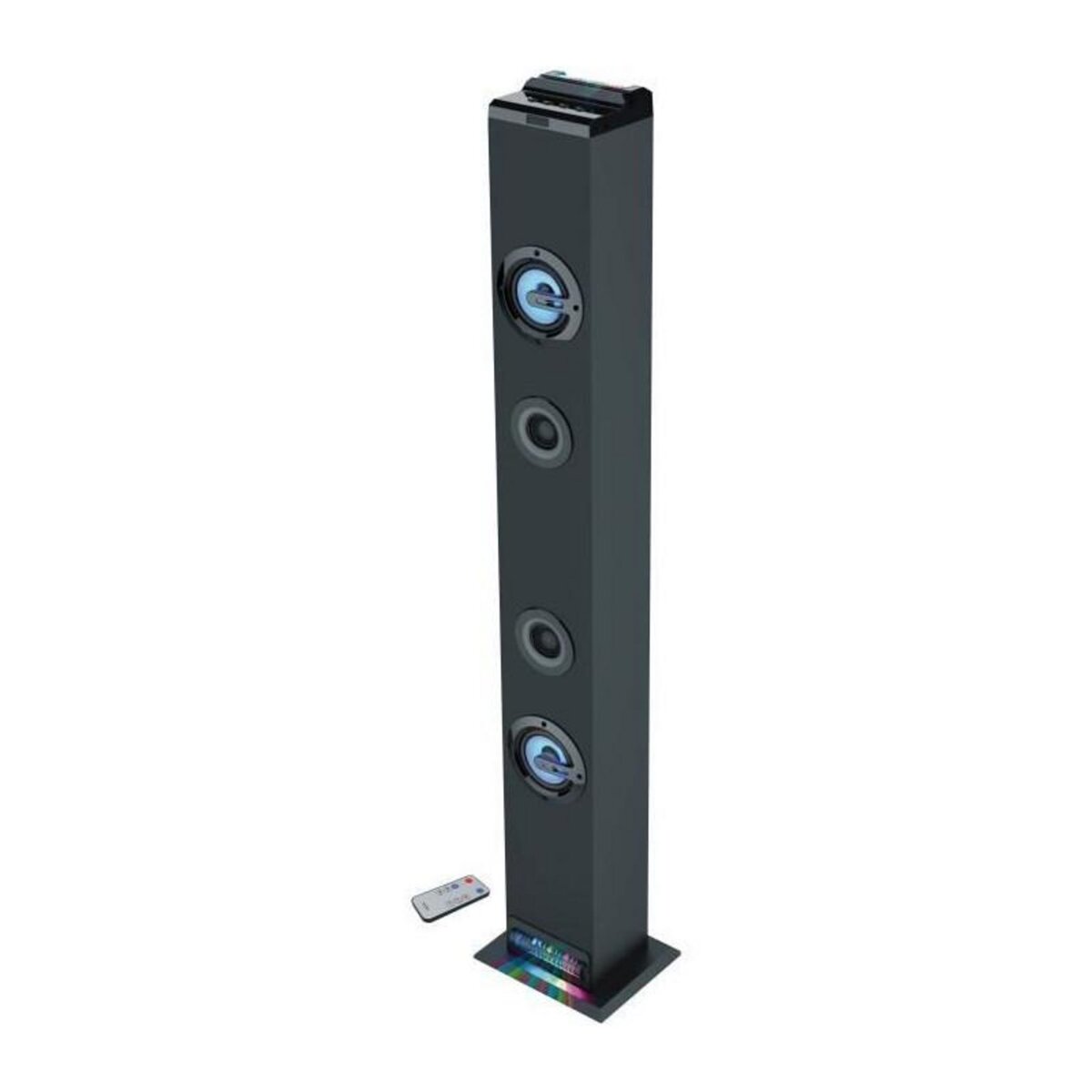 Inovalley Tour de son bluetooth - INOVALLEY - HP58BTH - 60W - Bluetooth V4.1 - Lumieres - FM - AUX-IN - Pied amovible - Télécommande inc