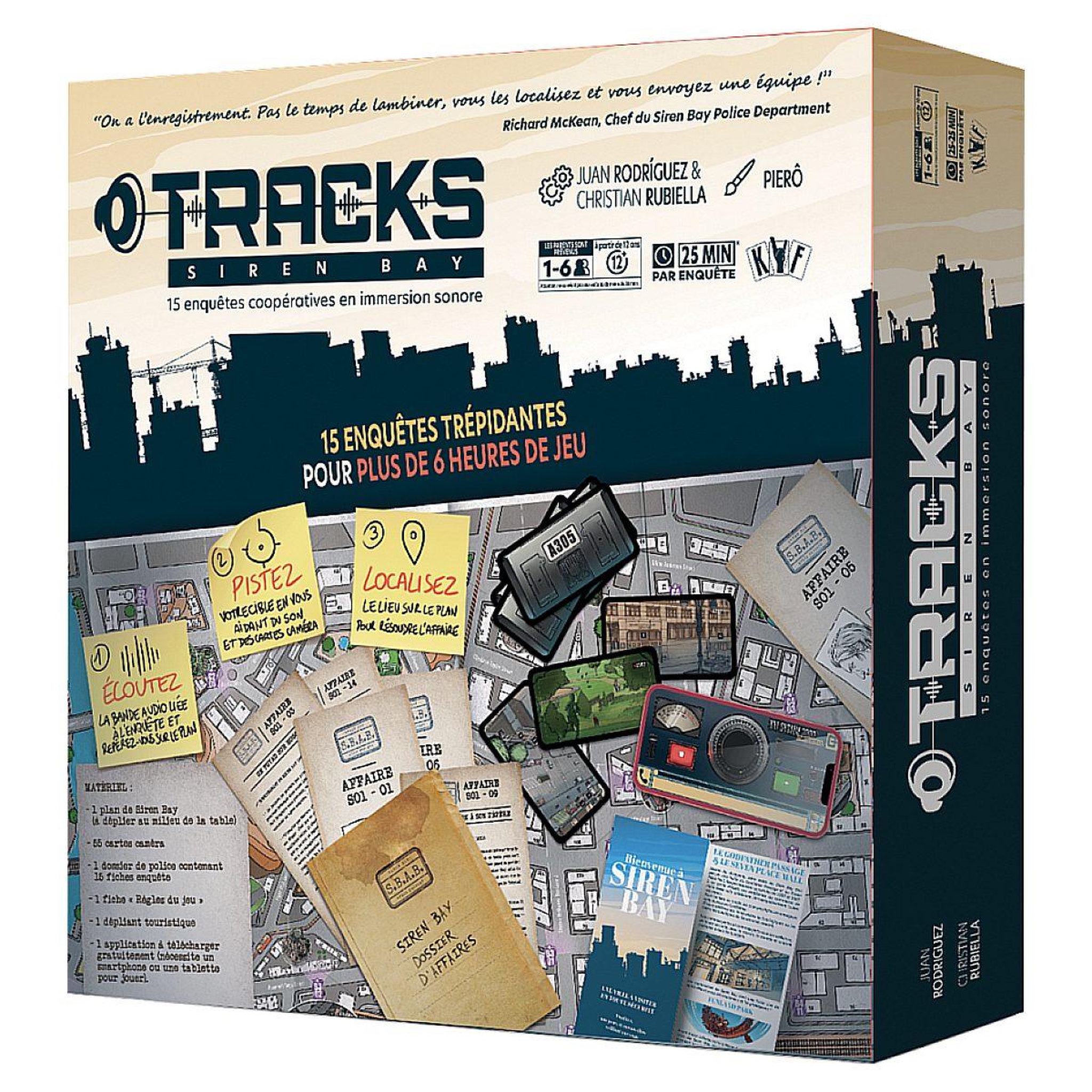 Voir la diapositive 2 : Asmodee Tracks : siren bay - immersion sonore