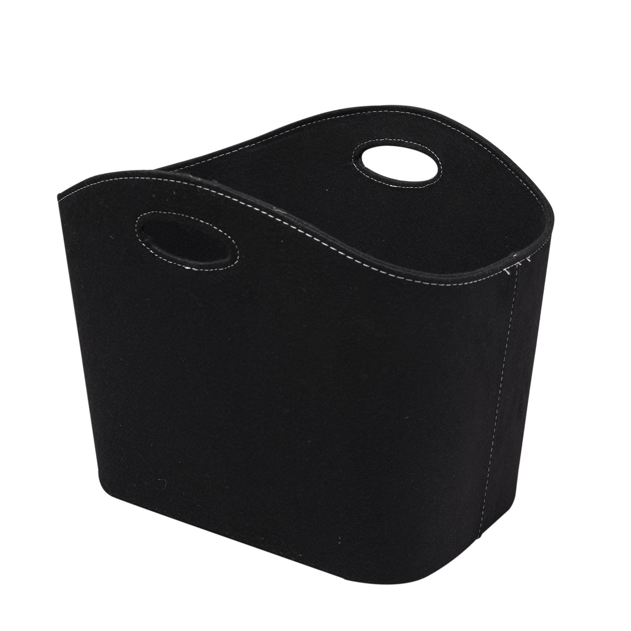 Voir la diapositive 5 : WERKAPRO Seau à bûches rectangulaire en feutre werka pro  45x33x39cm