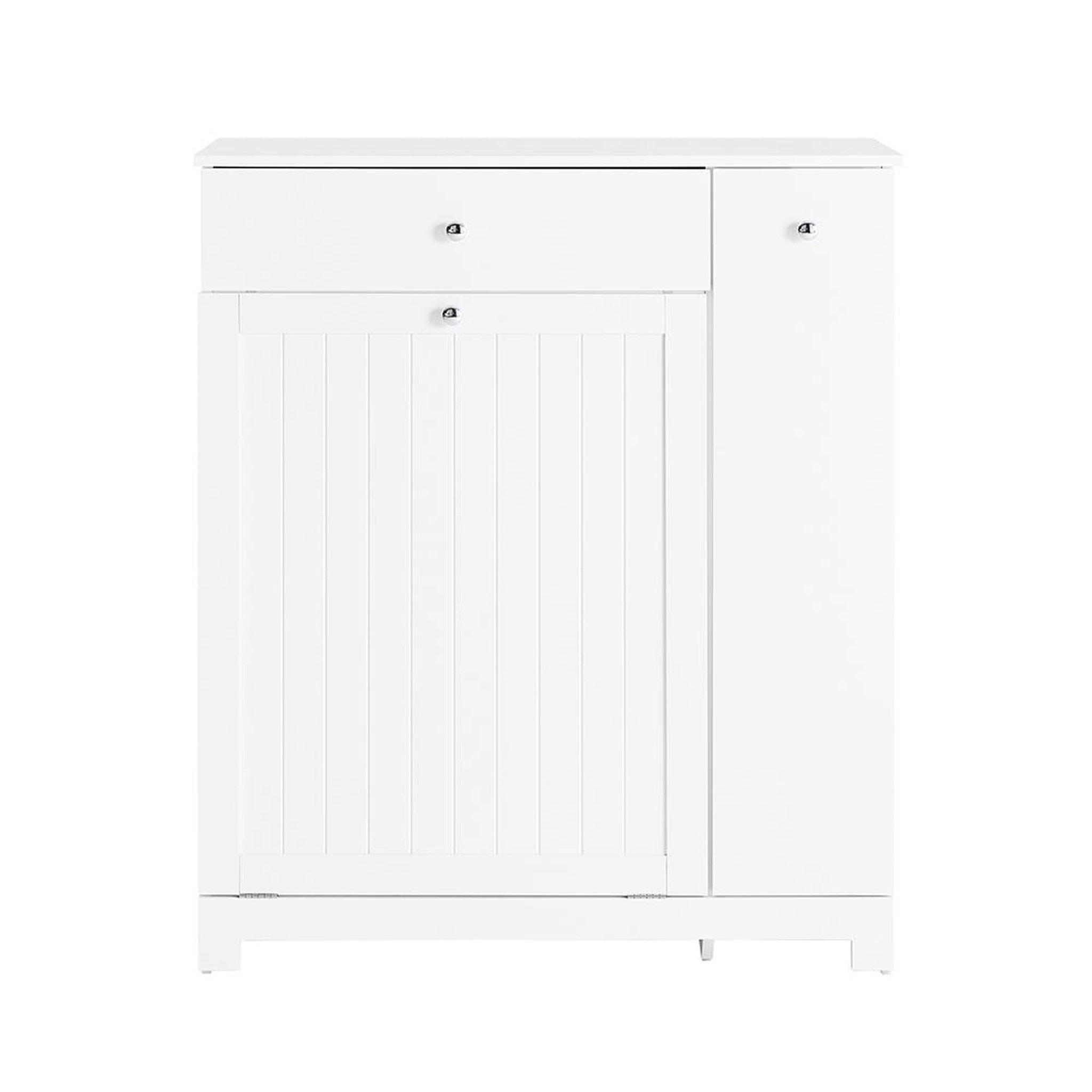 SOBUY SoBuy - Meuble De Buanderie à un tiroir - Blanc - 78x38x90cm - Nordique - BZR214-W