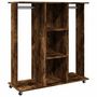 Voir la diapositive 2 : VIDAXL Garde-robe avec roues chene fume 102x38x110cm bois d'ingenierie