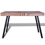 Voir la diapositive 5 : VIDAXL Table Teck recycle