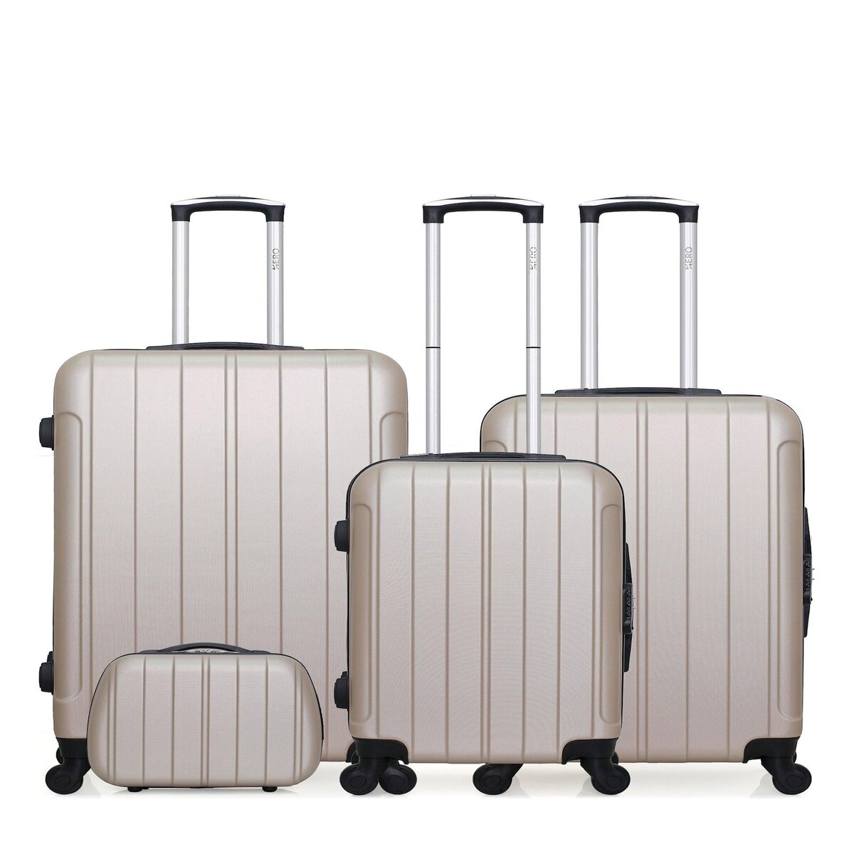 HERO HERO - Set de 4 Valises FOGO-C 75 cm 4 Roues