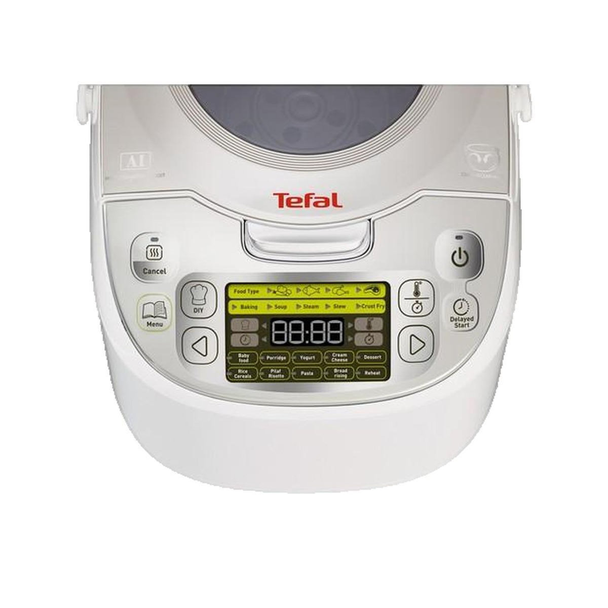 TEFAL Multicuiseur Tefal RK8121 Argent et Blanc 5 litres