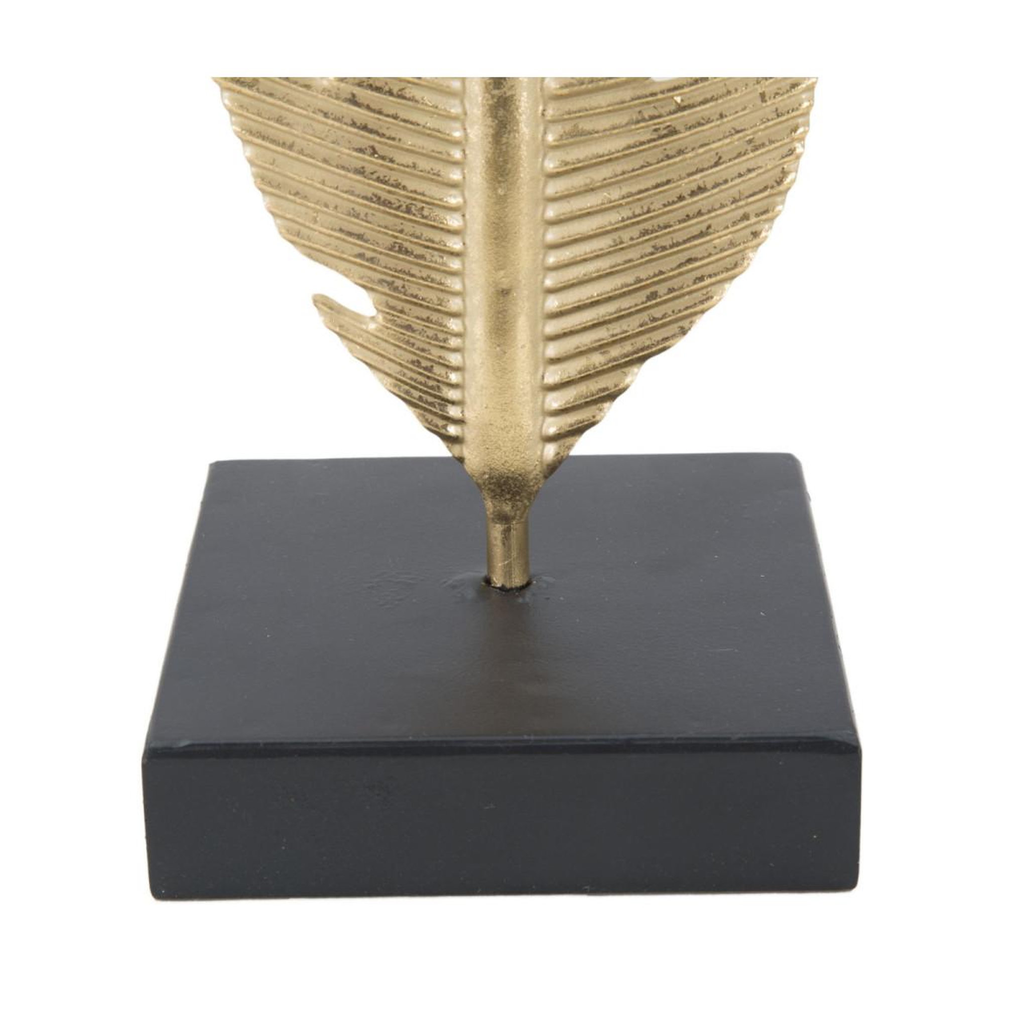 Voir la diapositive 6 : Paris Prix Plume déco en métal  bougeoir  34cm or