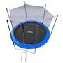 Voir la diapositive 5 : JUMP4FUN Trampoline pour enfant 8Ft ø244cm avec coussin de protection Bleu, Echelle et Filet de sécurité