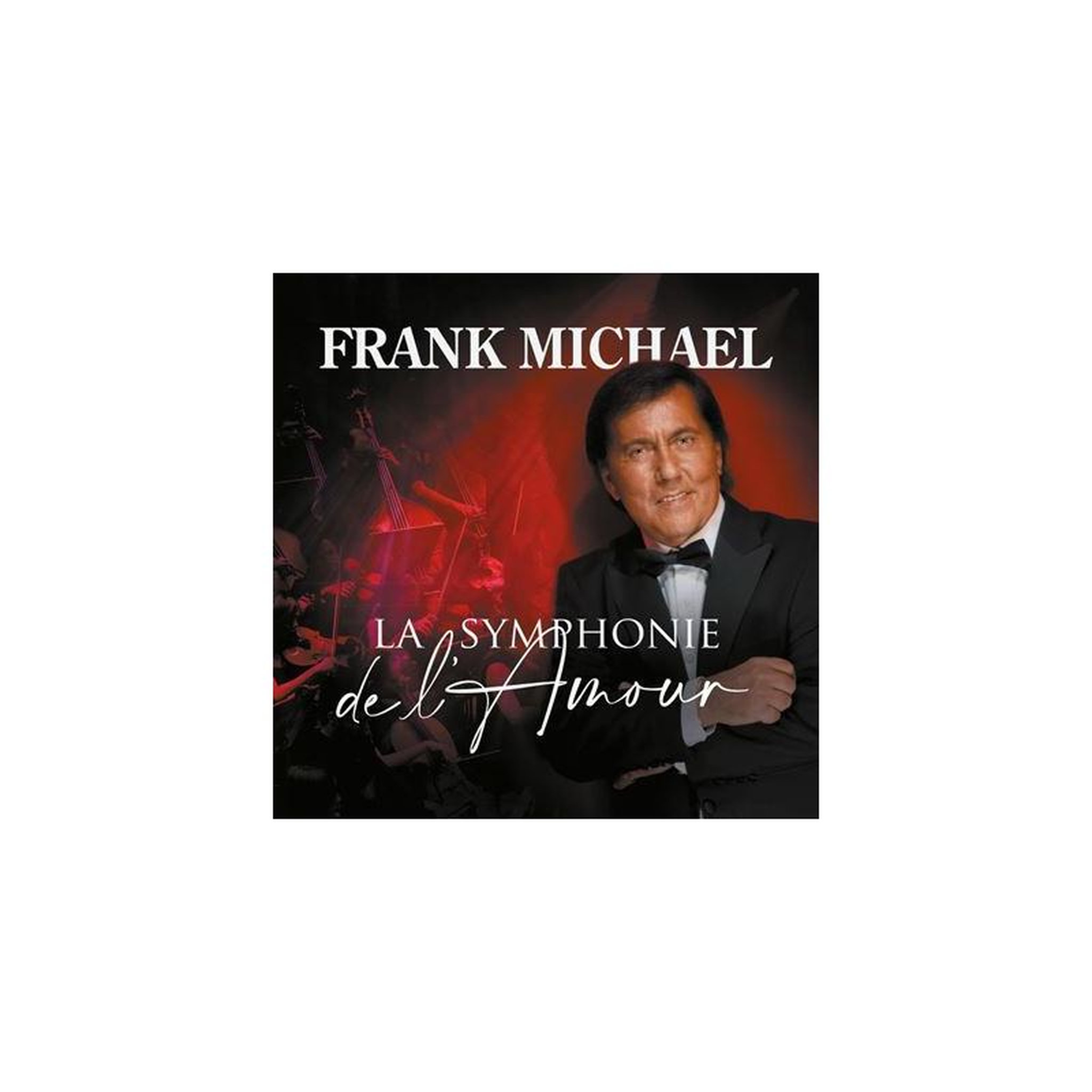 Vinyle frank michael – la symphonie de l'amour, pochette album photo en smoking noir