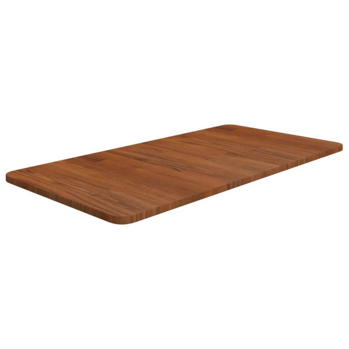 VIDAXL Comptoir de salle de bain Marron fonce 80x40x1,5 cm Bois traite