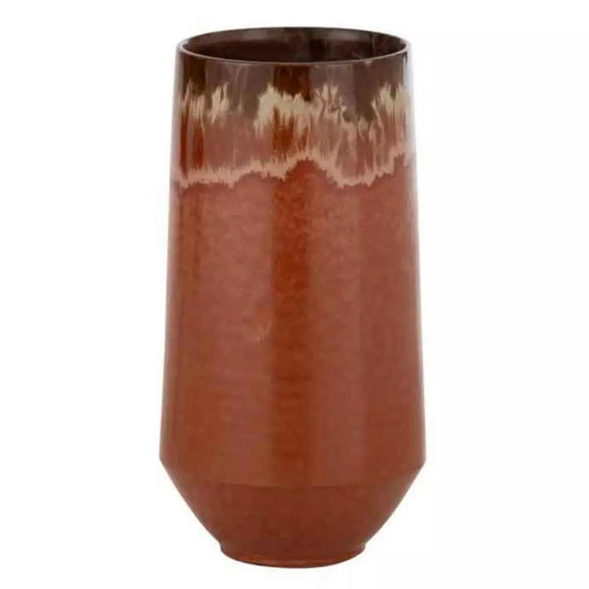 Paris Prix Vase Allongé en Céramique  Aline  40cm Rouge