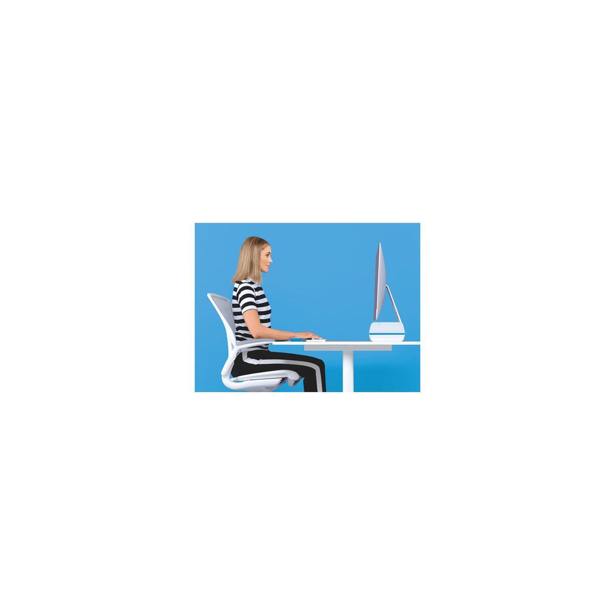 Voir la diapositive 3 : Leitz Leitz 65040036 support d'écran plat pour bureau 68,6 cm (27 ) bleu, blanc