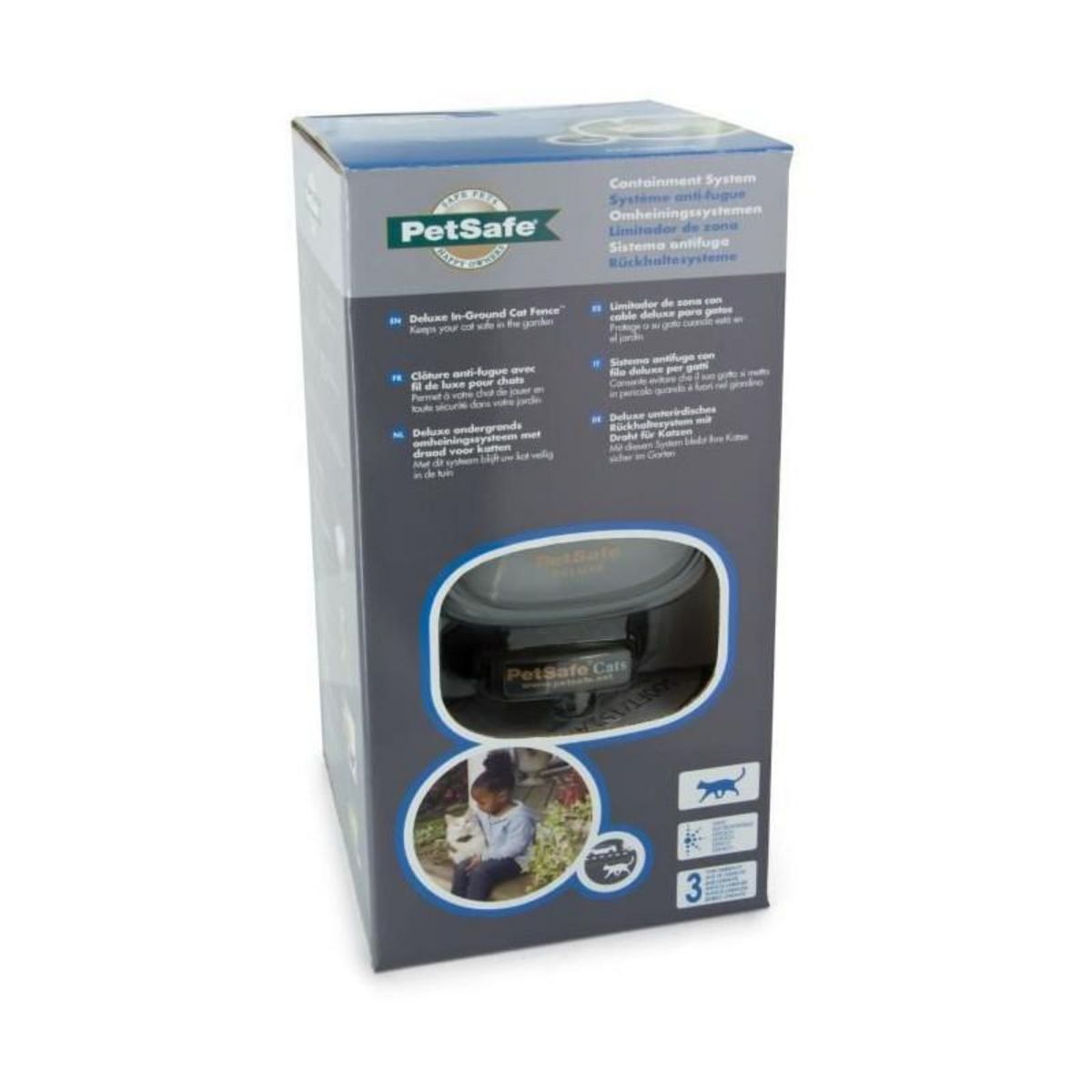 PETSAFE PETSAFE Cloture a fil special chat - collier a pile Deluxe In-Ground Cat Fence