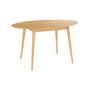 Voir la diapositive 1 : Rendez vous déco Table ovale 4 personnes en bois clair 130 cm - Eddy