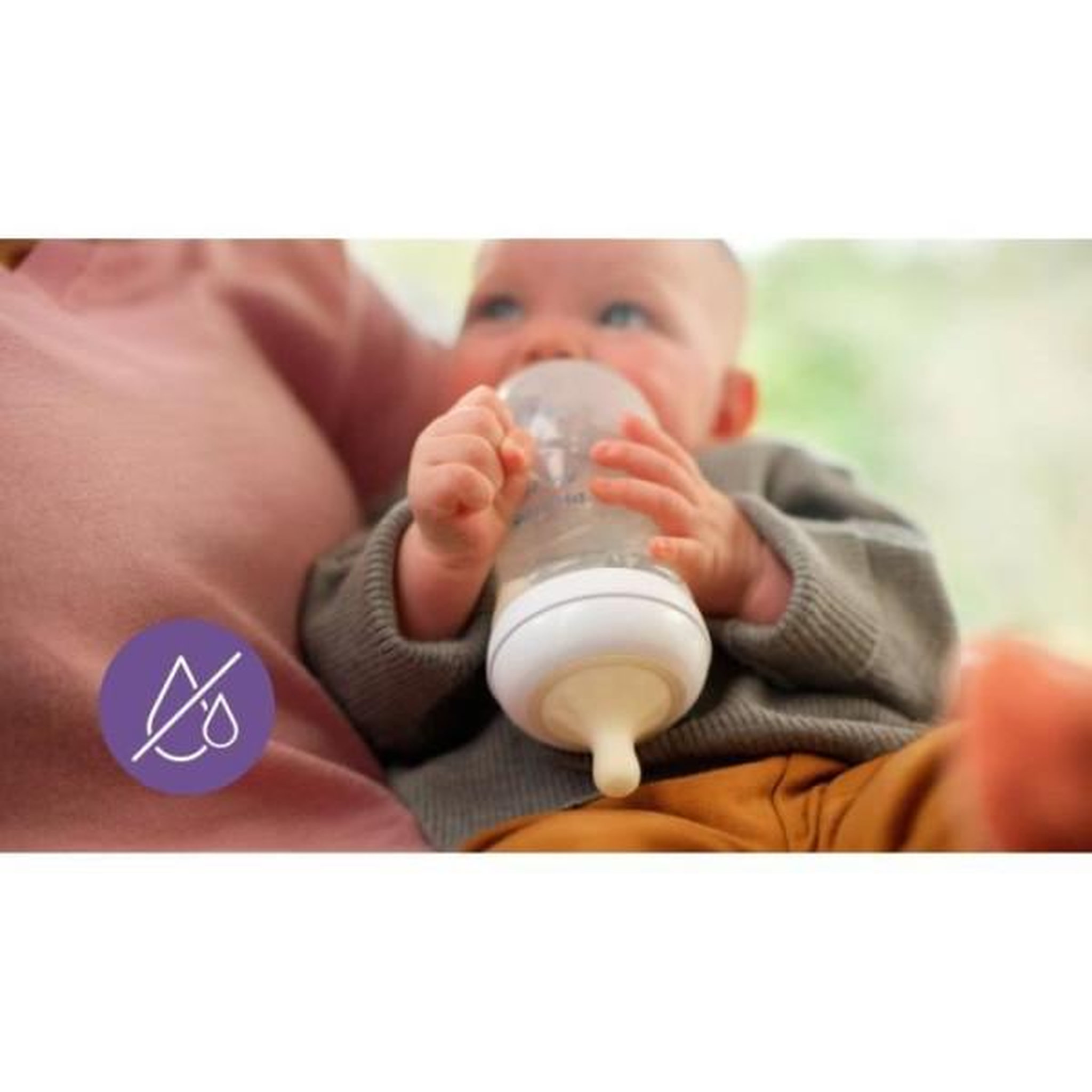 Voir la diapositive 4 : PHILIPS AVENT Kit nouveau-né - philips avent - natural 3.0 - 2 biberons 125ml + 2 biberons 260ml + sucette ultra douce 0-6m + goupillon
