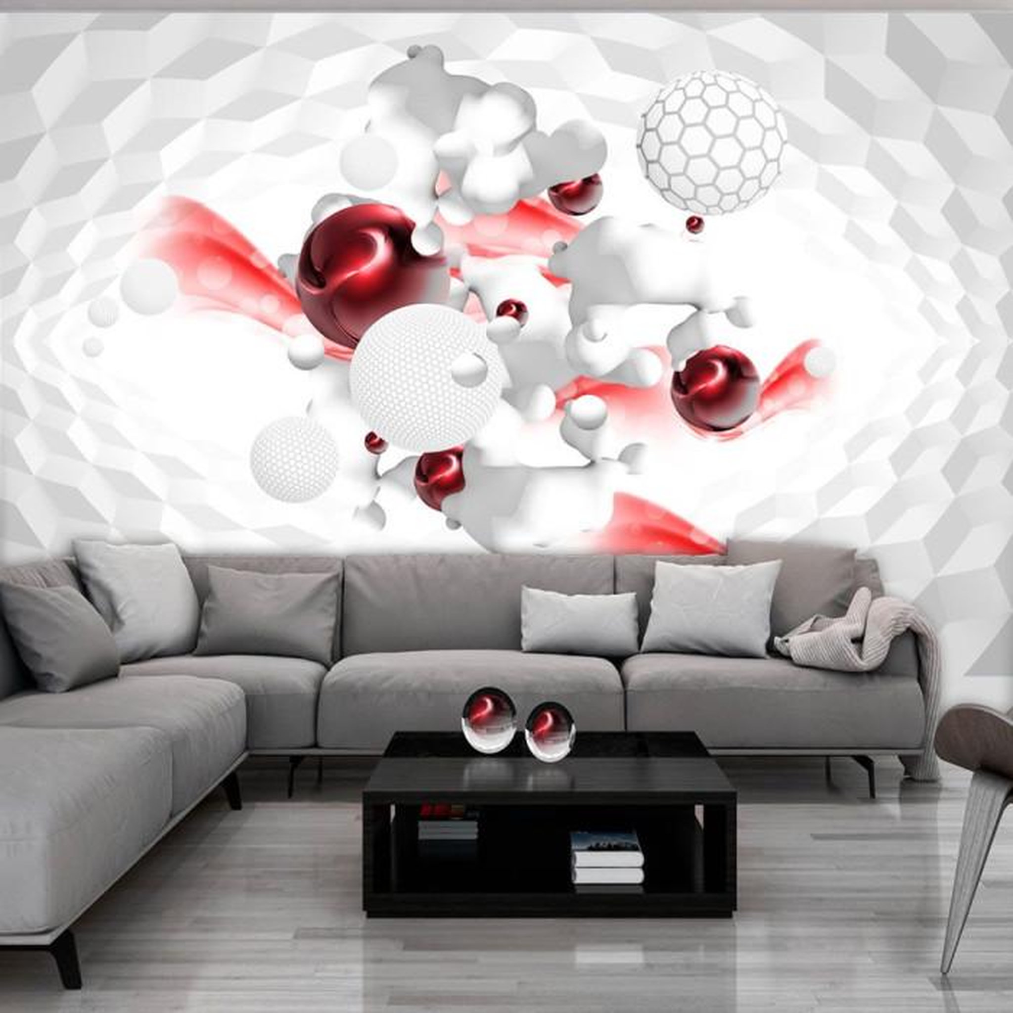 Paris Prix Papier Peint  Race of Colours Red. Coloris disponibles : Multicolore