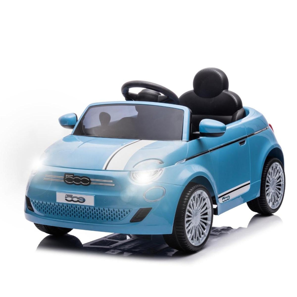 MILLY MALLY Voiture electrique Fiat 500e Bleu