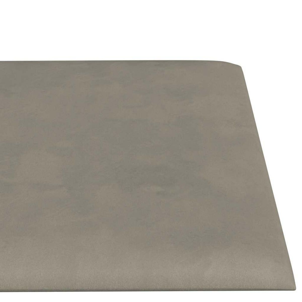 VIDAXL Panneaux muraux 12 pcs Gris clair 60x15 cm Velours 1,08 m^2