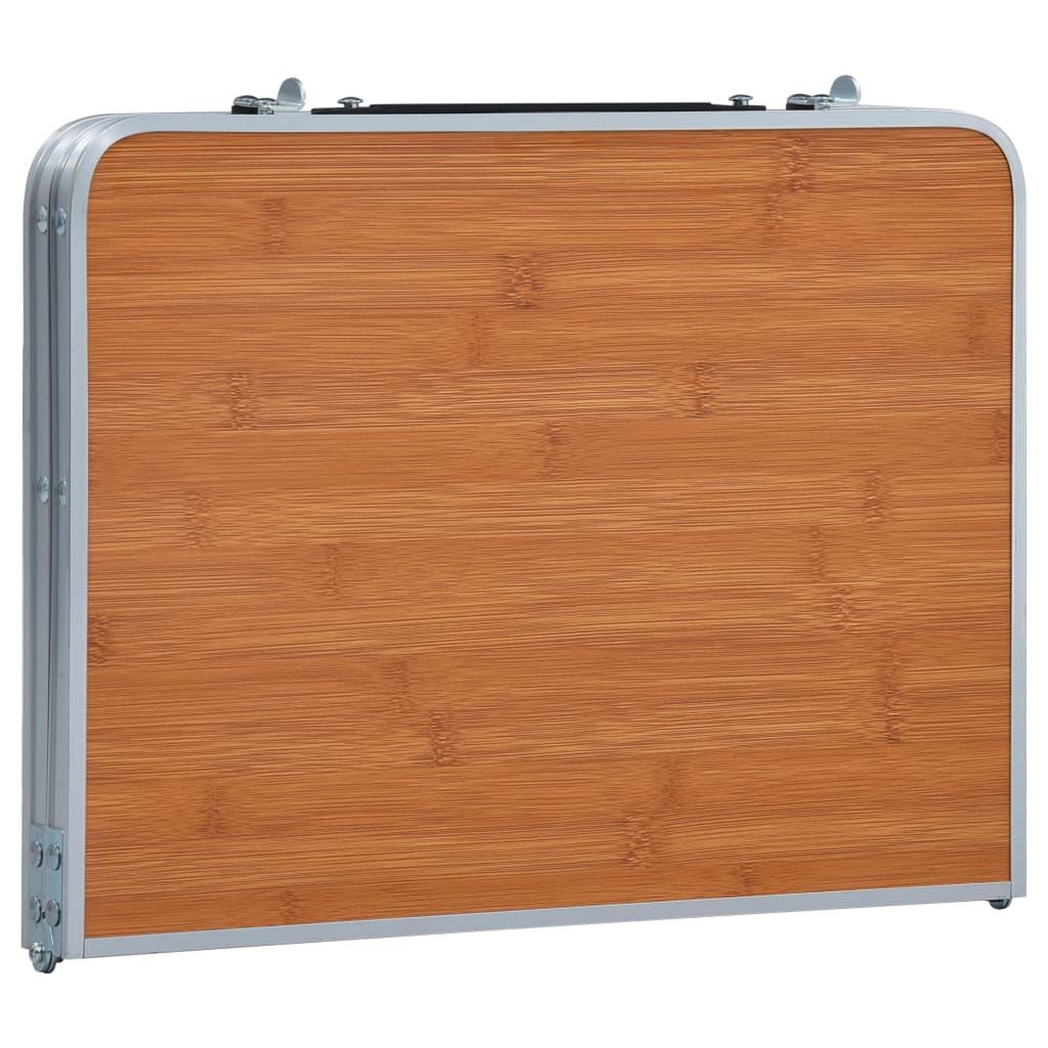 Voir la diapositive 4 : VIDAXL Table pliable de camping Marron Aluminium 60x40 cm