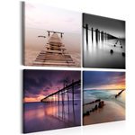 Paris Prix Tableau Imprimé  Four Views. Coloris disponibles : Multicolore