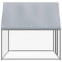 Voir la diapositive 4 : VIDAXL Poulailler argente et gris 2x2x2 m acier galvanise