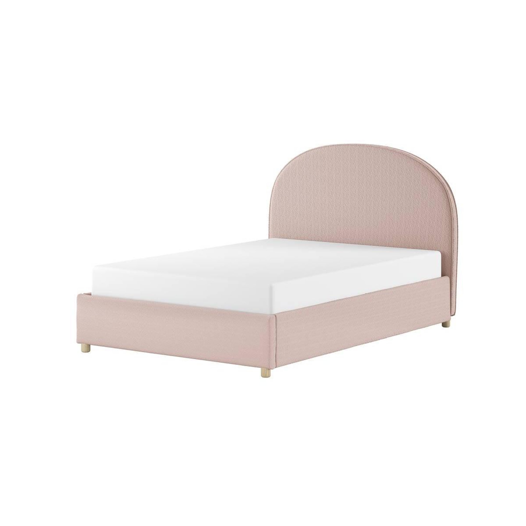 Voir la diapositive 3 : Paris Prix Lit coffre adulte  moon  140x200cm rose