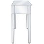 Voir la diapositive 4 : VIDAXL Table console miroir MDF et verre 106,5 x 38 x 76,5 cm