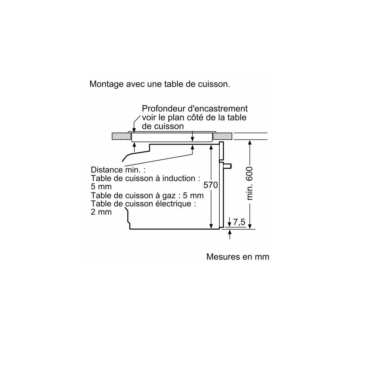 Neff Four intégrable multifonction 71l 60cm inox - B3ACE4AN3F
