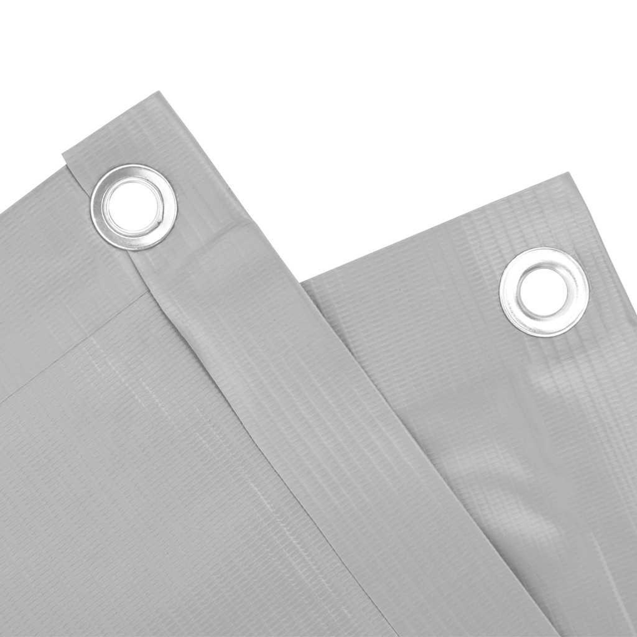 Voir la diapositive 4 : VIDAXL Ecran d'intimite de balcon gris 500x120 cm PVC