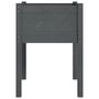 Voir la diapositive 4 : VIDAXL Jardiniere Gris 50x50x70 cm Bois de pin massif