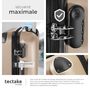 Voir la diapositive 5 : tectake Set de valises trolley rigides 3 parties en plastique ABS robuste champagne