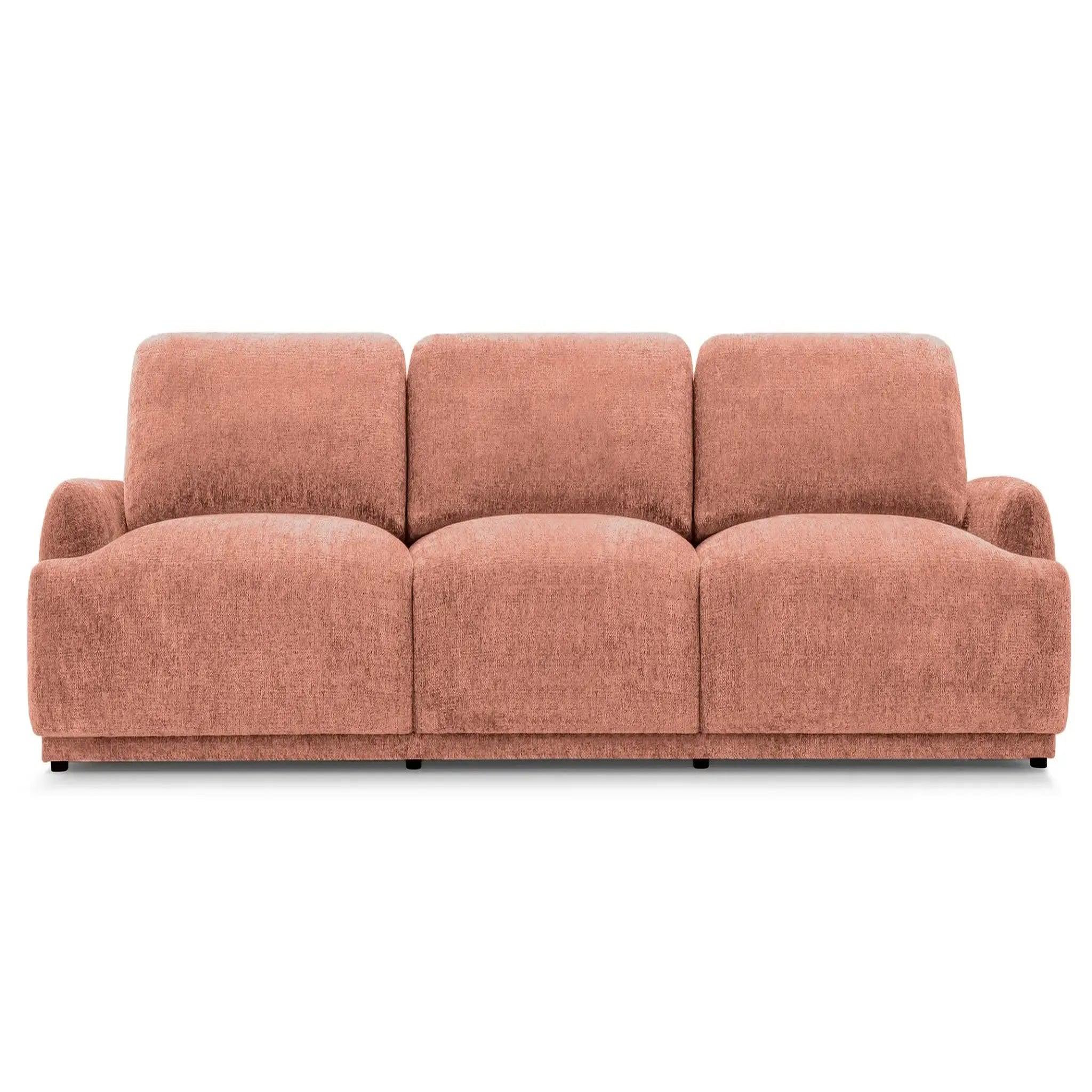 Voir la diapositive 1 : CASANOVA PARIS Rosalie - canapé droit tissu chenille 3 places
