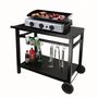 Voir la diapositive 2 : be nomad Chariot pour plancha noir - gs130