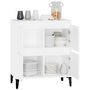 Voir la diapositive 5 : VIDAXL Buffet Blanc 60x35x70 cm Bois d'ingenierie