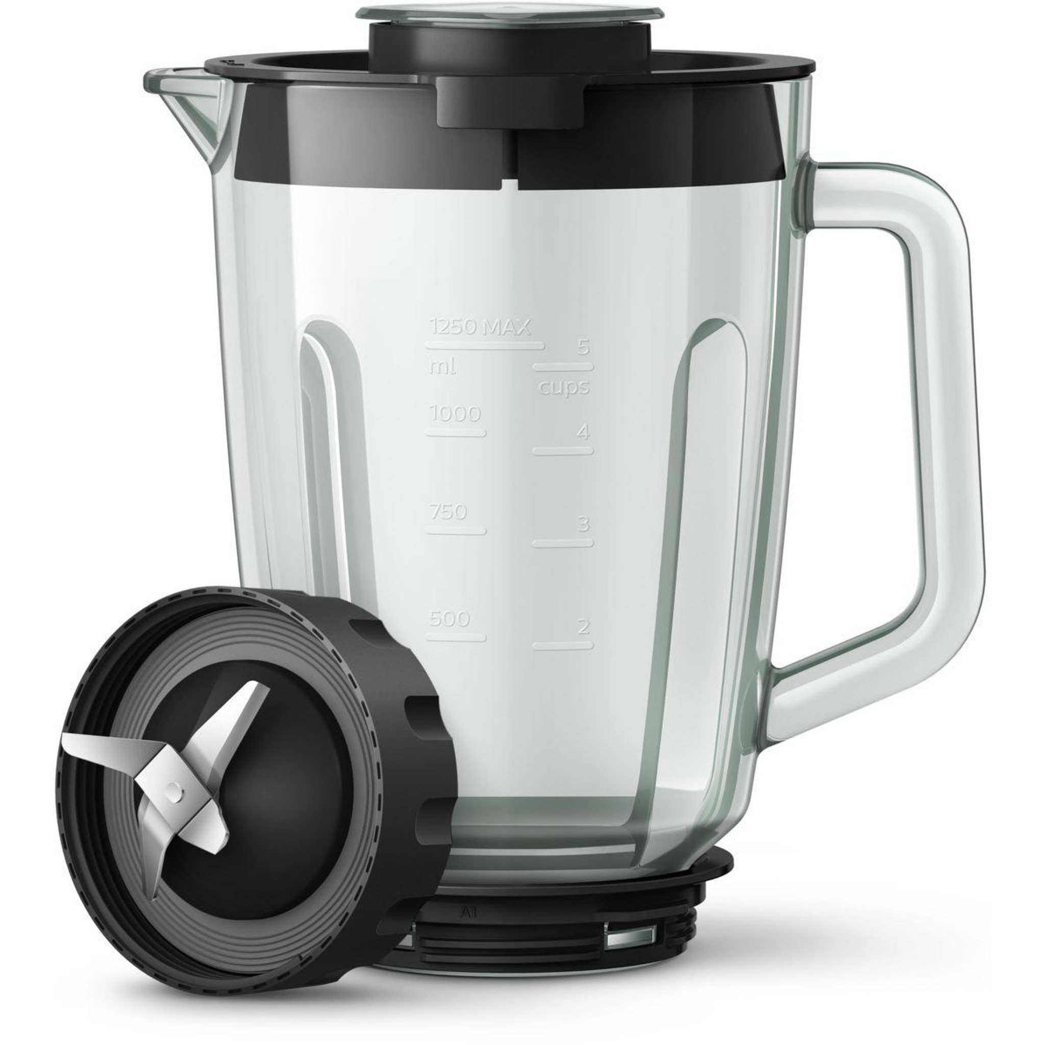 Voir la diapositive 2 : Philips Blender hr2291/01 blender mixeur noir série 3000 2l, 600w