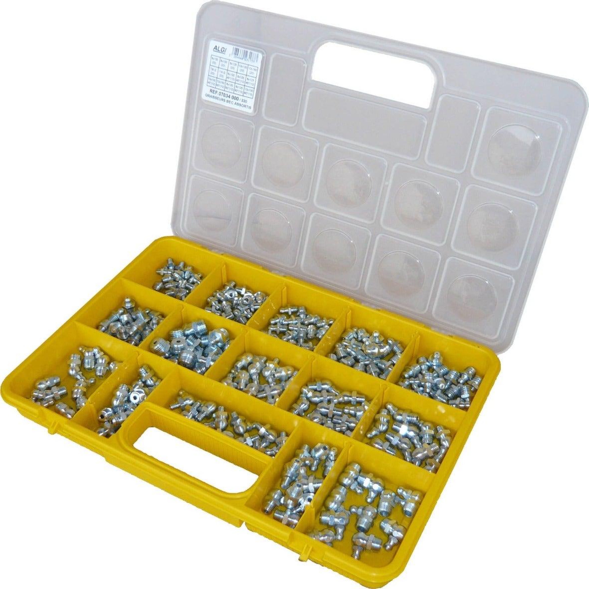 ALGI Coffret de 100 graisseurs hydrauliques