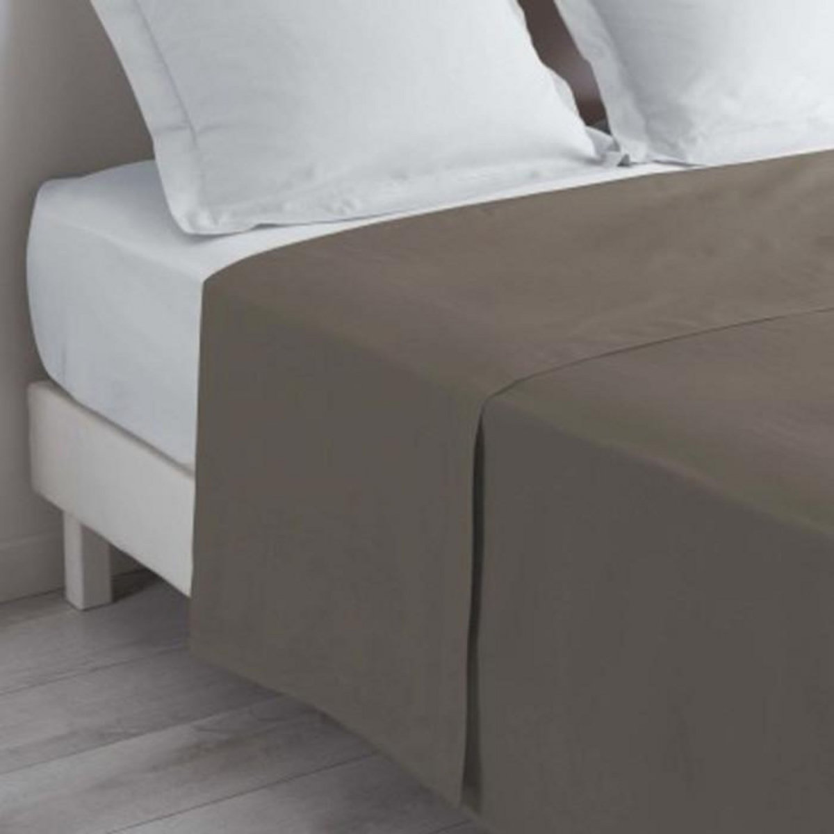 Paris Prix Drap Plat  Lina  180x290cm Noisette